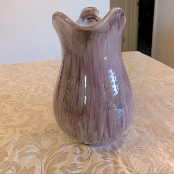 Stangl Pottery Terra Rose Pitcher 6.5” Violet Trenton NJ USA gorgeous no chips - Picture 2 of 7